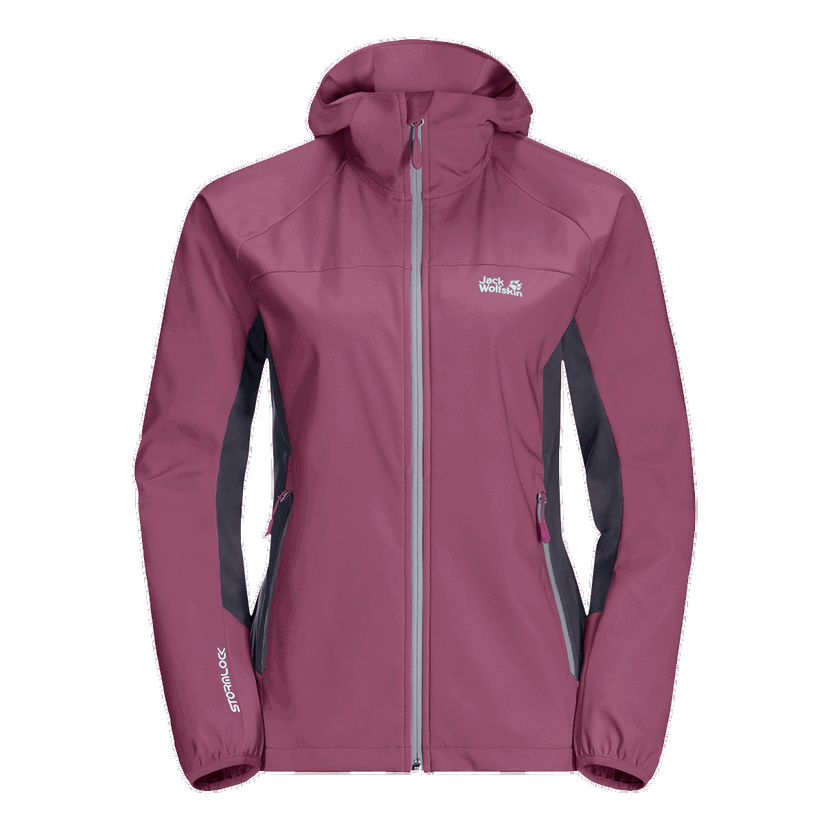 Bunda Jack Wolfskin EAGLE PEAK II Hooded Softshell Jacket Rôznofarebný | 1306851-2094