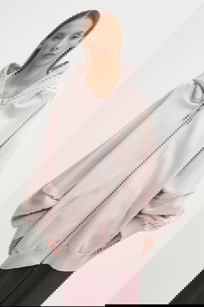 Mikina adidas Originals adidas Originals Oversized Hoodie Ružová | KE9804, 0
