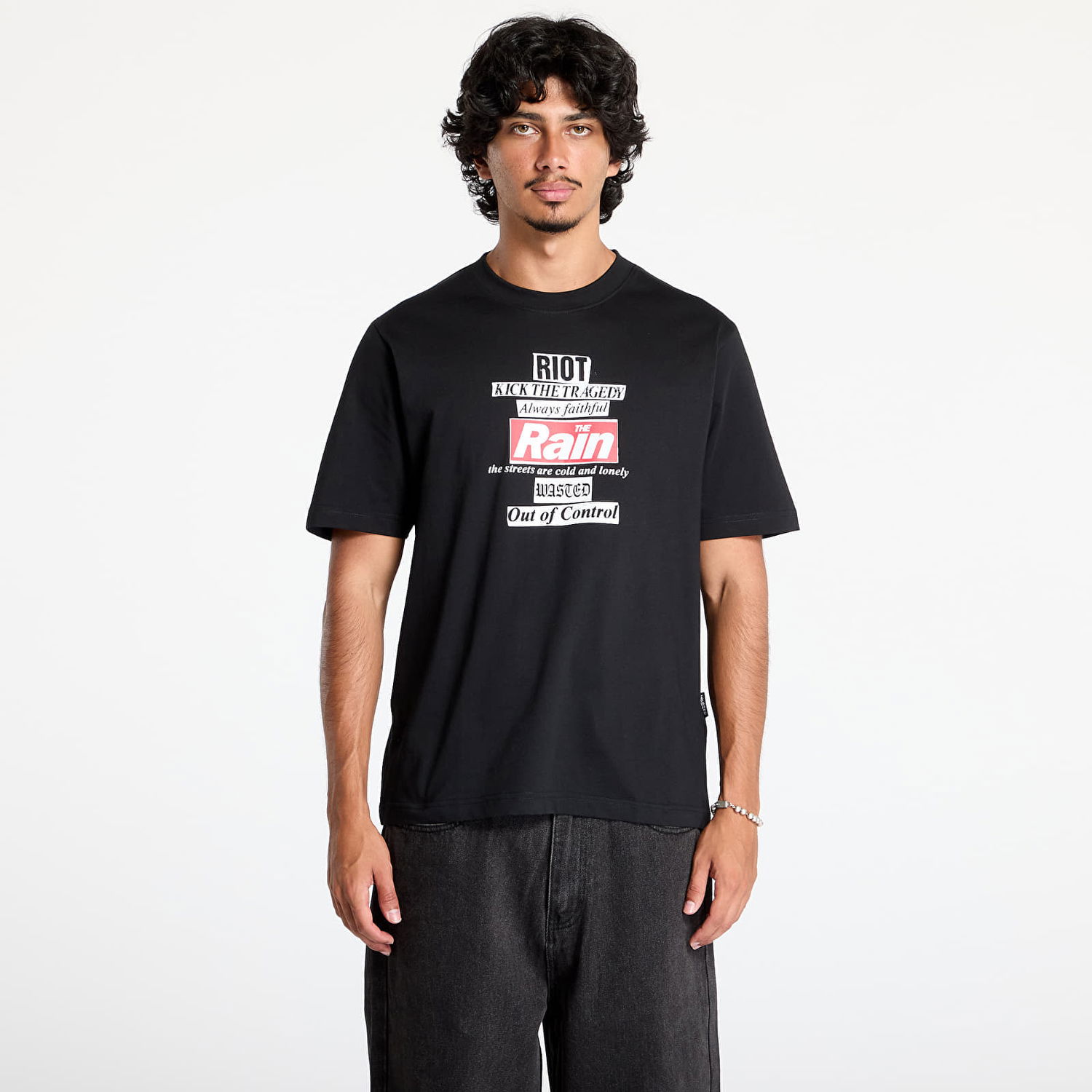 Tričko Wasted Paris Rain T-Shirt Black Čierna | WP_000160, 0