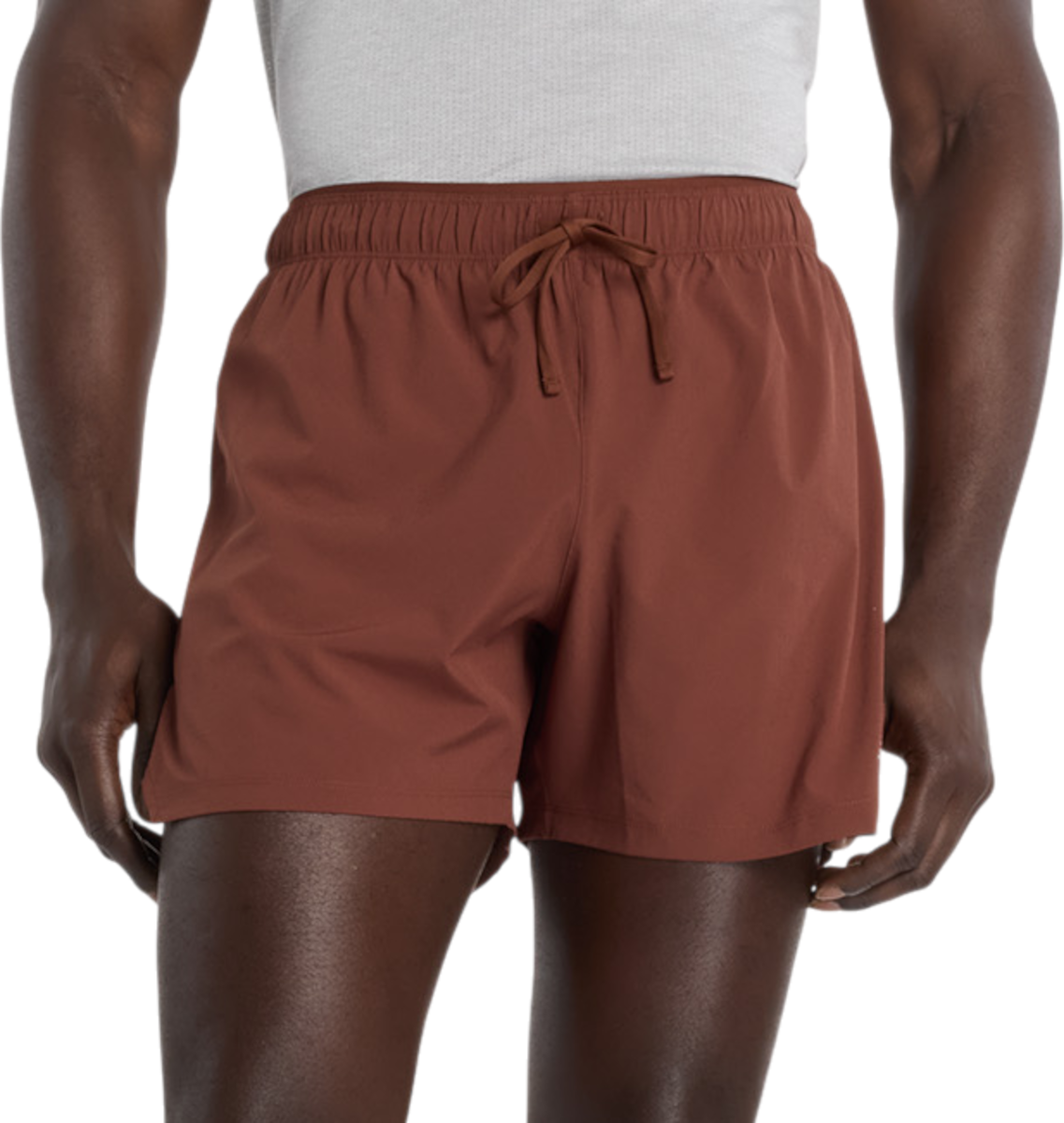 Šortky New Balance RC Running Shorts 5-inch Inseam Hnedá | ms41286-rok, 0