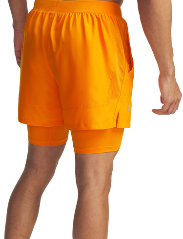 Šortky Under Armour LAUNCH 5'' 2-IN-1 SHORTS Oranžová | 1382640-793, 1