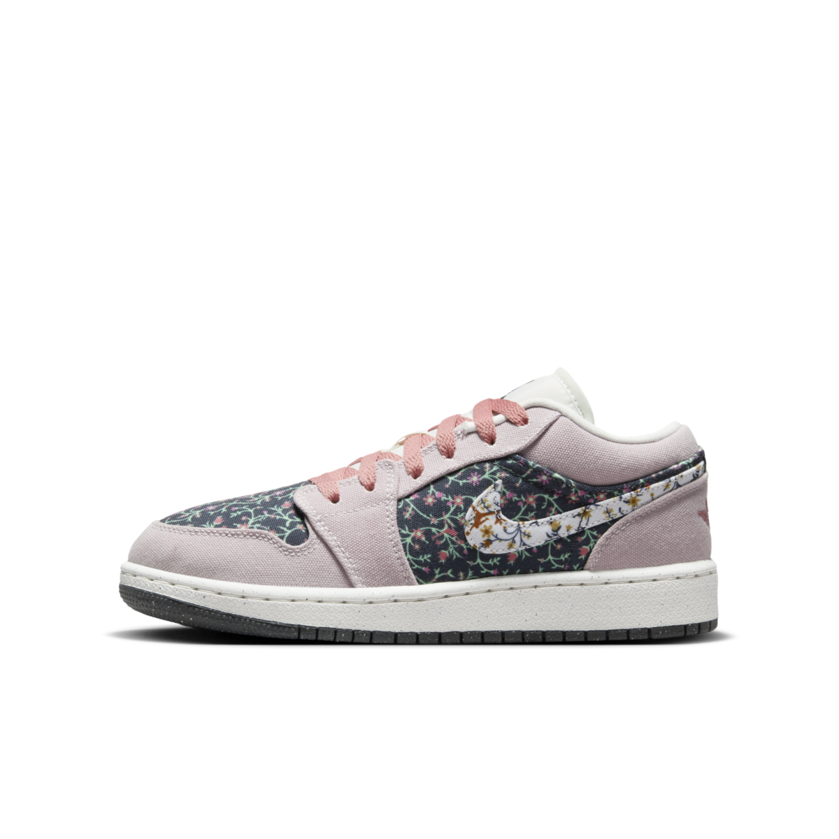 Tenisky a topánky Jordan Air Jordan 1 Low SE "Canvas Floral" GS Ružová | FJ3445-001, 0