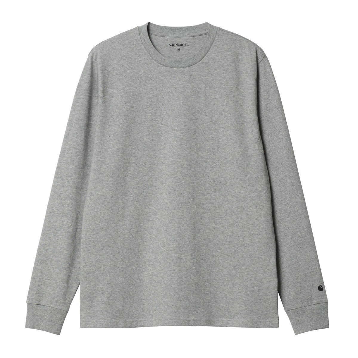 Mikina Carhartt WIP L/S Base T-Shirt "Grey Heather / Black" Šedá | I026265_00K_XX, 0