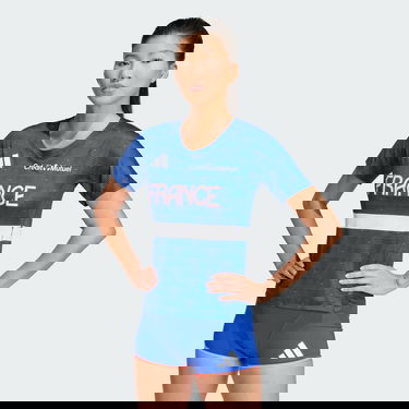 Tričko adidas Performance Team France Adizero Modrá | IT4008, 0