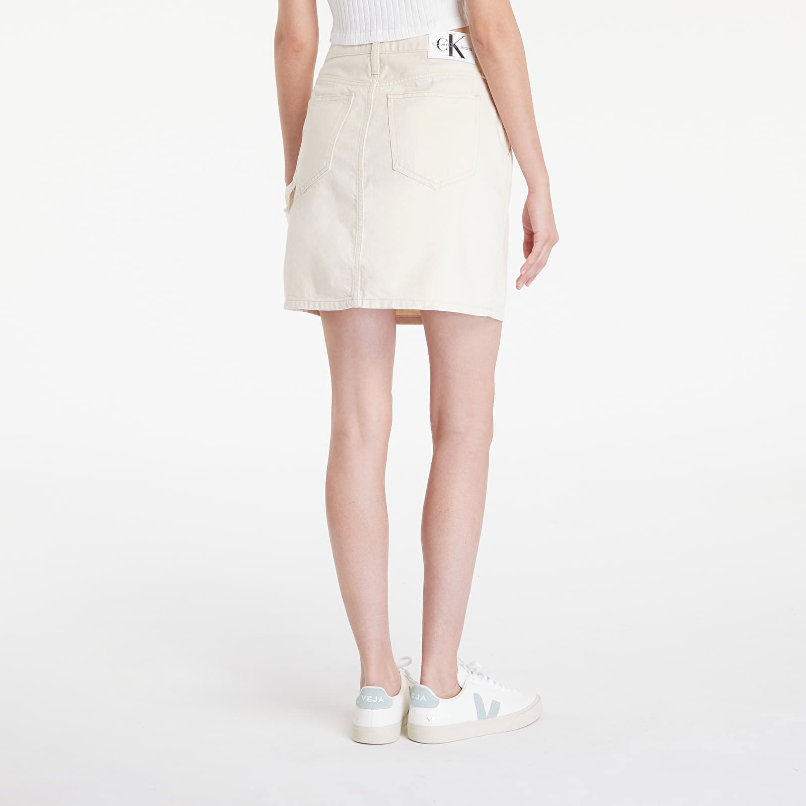 Hr A-Line Mini Skirt Hammerloop White