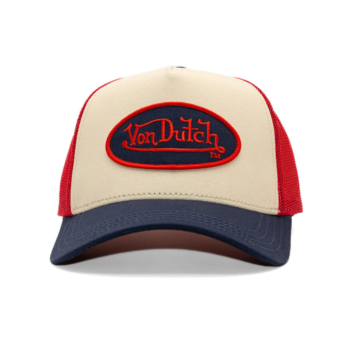 Šiltovka Von Dutch Von Dutch Classic Logo Trucker Cap Béžová | VD/0/CAS1/CLA5, 1