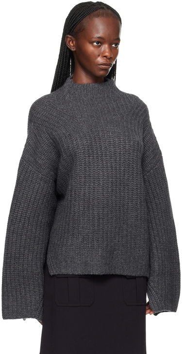 Sveter Loulou de Saison Loulou de Saison Bera Turtleneck Sweater Biela | BERA, 4