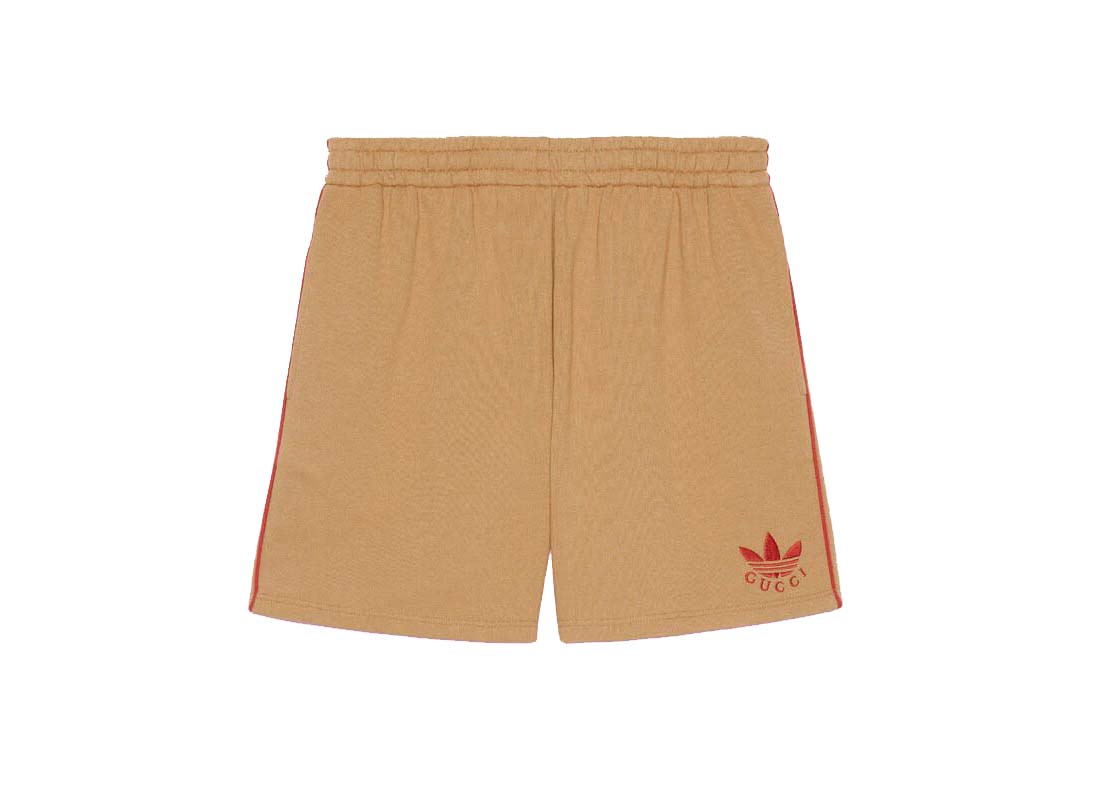 Šortky Gucci adidas x Cotton Jersey Shorts Béžová | 691640 XJEML 2184, 0
