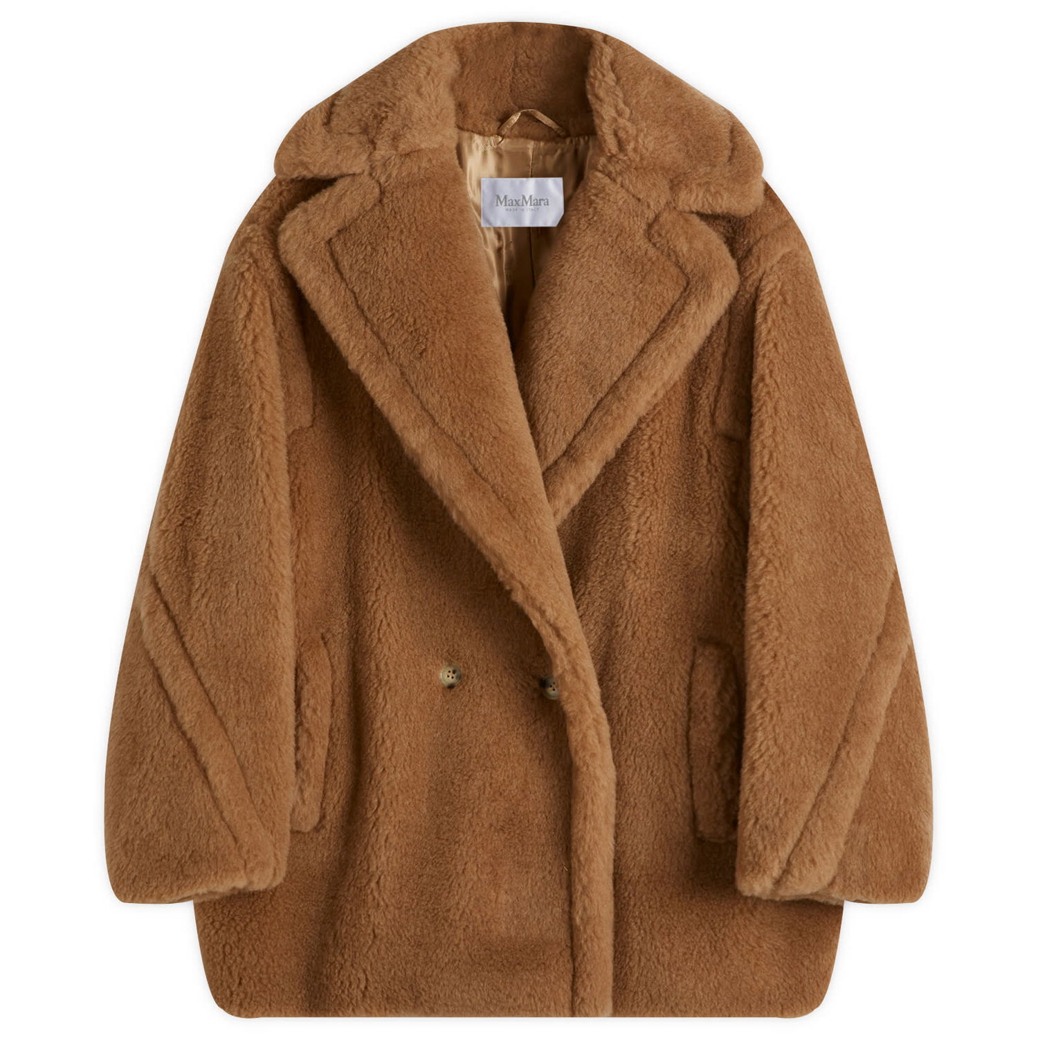 Kabáty Max Mara Max Mara Midi Wool Coat Hnedá | 2421086072600-001, 1