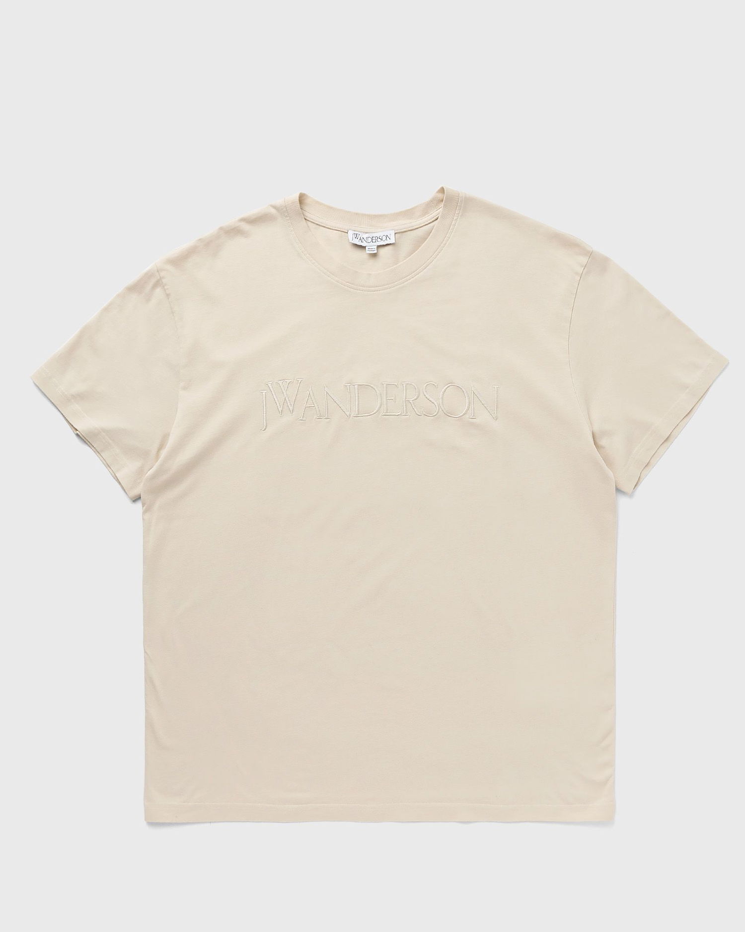 Tričko JW Anderson LOGO EMBROIDERY TEE Béžová | JT0211-PG0980-132, 0