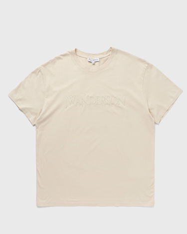 Tričko JW Anderson LOGO EMBROIDERY TEE Béžová | JT0211-PG0980-132, 0