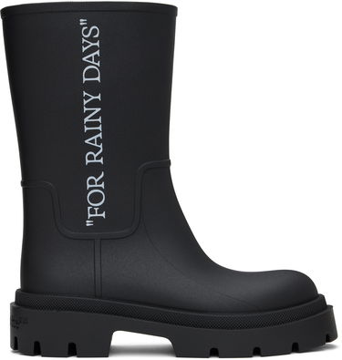 Kabáty Off-White Off-White Reboot "Rainy Days" Chelsea Boots Čierna | OMIE00BC99MAT0011001, 0