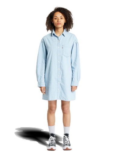 Šaty Levi's Rhea Shirt Dress Tyrkysová | A6743-0002