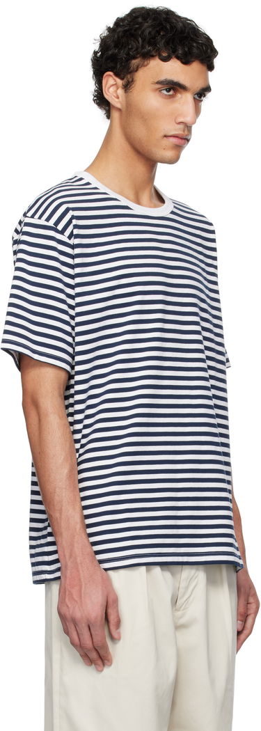 Tričko NANAMICA nanamica Stripe Jersey T-Shirt Ružová | S25SH120U, 4