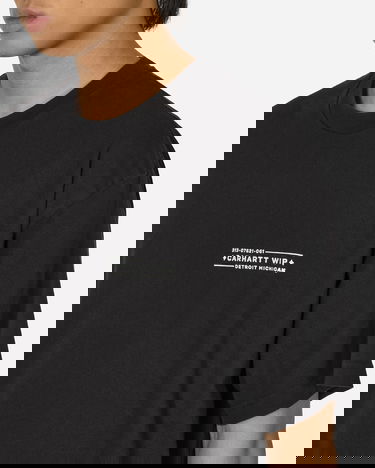 Tričko Carhartt WIP Stamp T-Shirt Black Čierna | I033670 0D206, 5