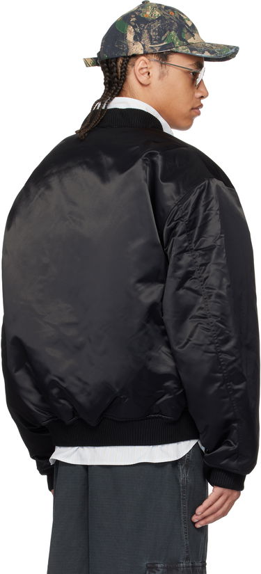 Bomber bunda Acne Studios Acne Studios Logogram Bomber Jacket Čierna | B90819-, 2