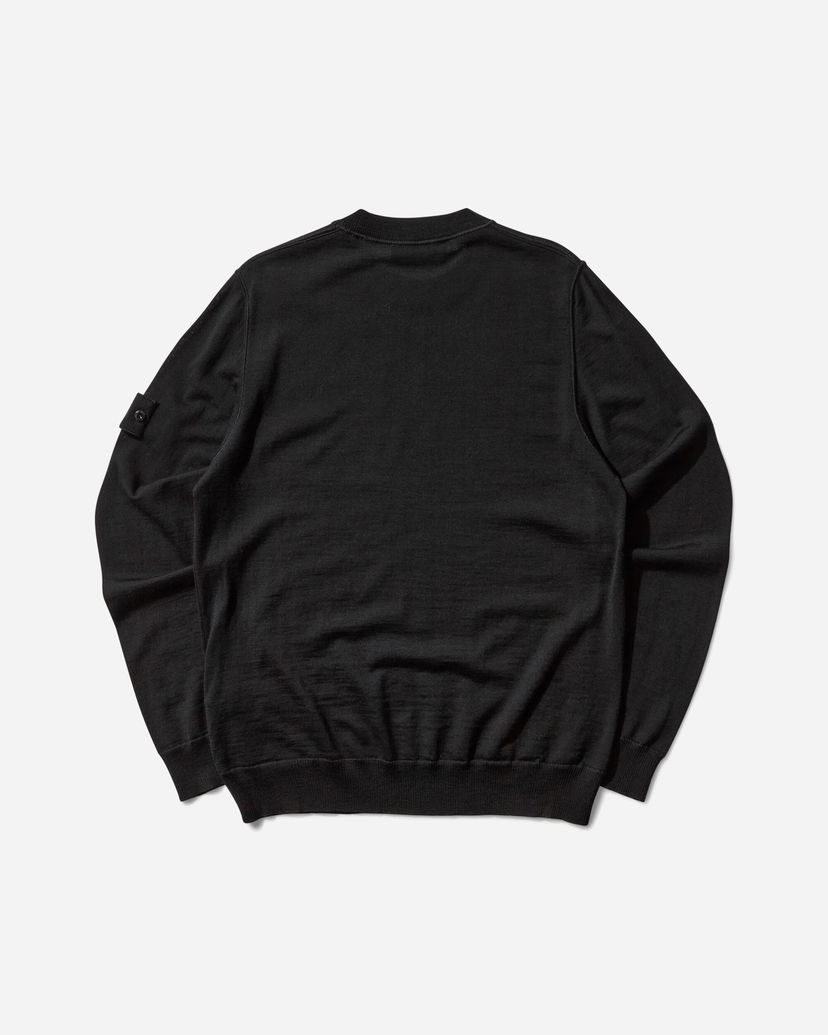 Sveter Stone Island Ghost Pure Light Wool Crewneck Sweater Čierna | K2S15-5100074-S00FC V0029