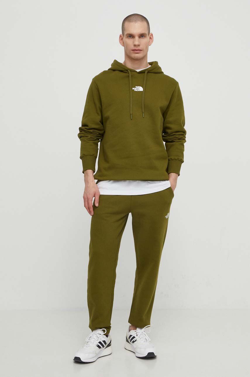 Mikina The North Face Printed Hoodie Zelené | NF0A87DBPIB1, 1