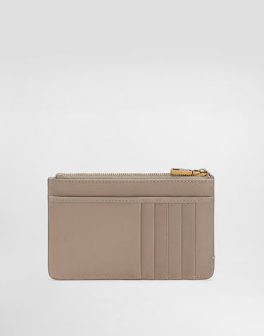 Peňaženka Dolce & Gabbana Dolce & Gabbana Plongé Calfskin Card Holder Béžová | BI1261A9S258I399, 2