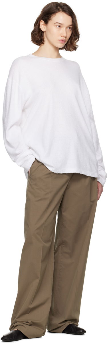 Sveter The Row The Row Kabira Sweatshirt Biela | 8942-Y916, 3