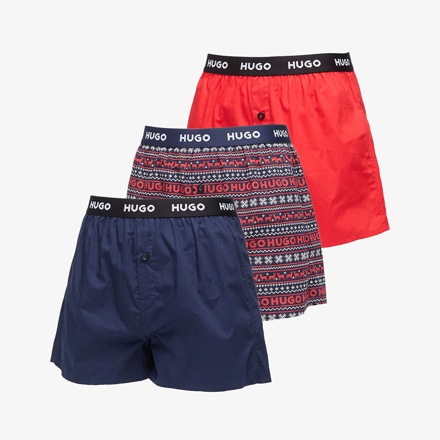 Boxerky BOSS HUGO BOSS Woven Boxer 3-Pack Rôznofarebný | 50532565-963, 0