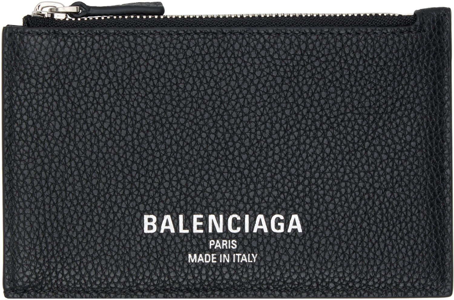 Peňaženka Balenciaga Grained Leather Card Holder Čierna | 806639 2ABDD, 0