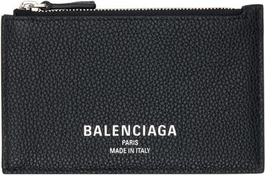 Peňaženka Balenciaga Grained Leather Card Holder Čierna | 806639 2ABDD, 0
