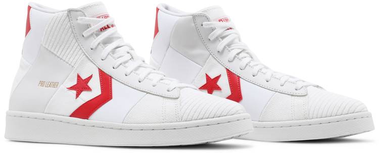 Tenisky a topánky Converse Pro Leather High "Summer Drip - White University Red" Biela | 170900C, 1