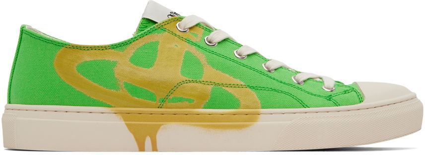 Oblečenie Vivienne Westwood Vivienne Westwood Plimsoll Low-Top 2.0 Zelené | 75020005M-W00UV-, 0