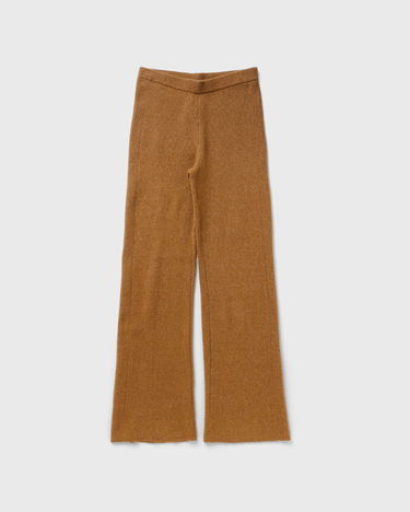 Nohavice American Vintage Casual Brown Ribbed Pants Hnedá | RAX05AH24-BRUNETTE-CHINE, 0