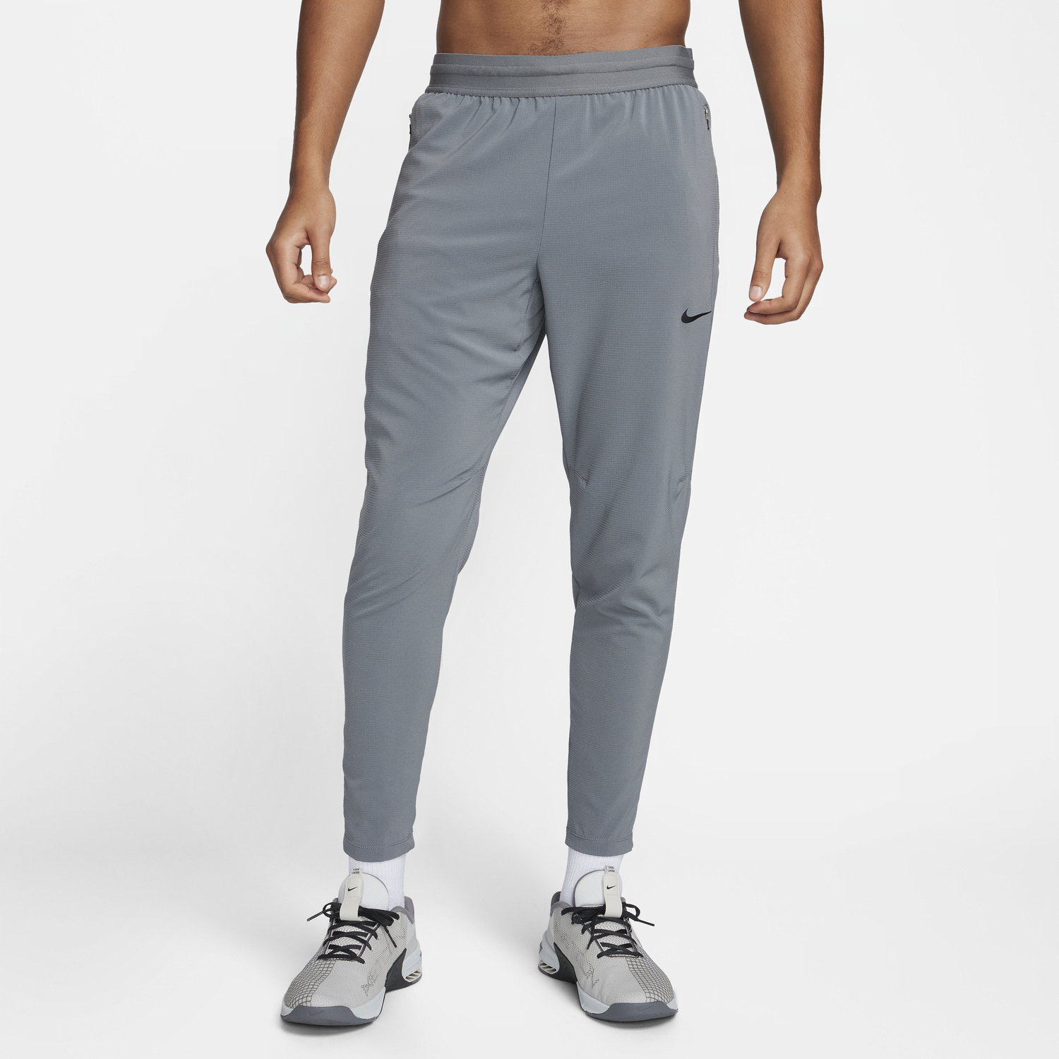 Tepláky Nike fitness Flex Rep Dri-FIT Šedá | FN2989-084, 0