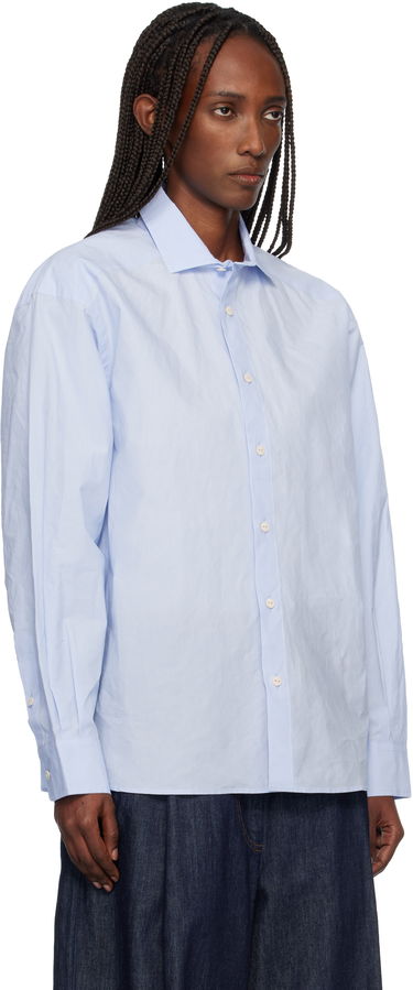 Košeľa Baserange Claude Long Sleeve Button-Up Shirt Modrá | TSCL-OCP-AU25, 1