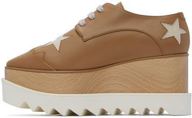 Tenisky a topánky Stella McCartney Elyse Stars Platform Derbys Hnedá | 810317E00163, 2