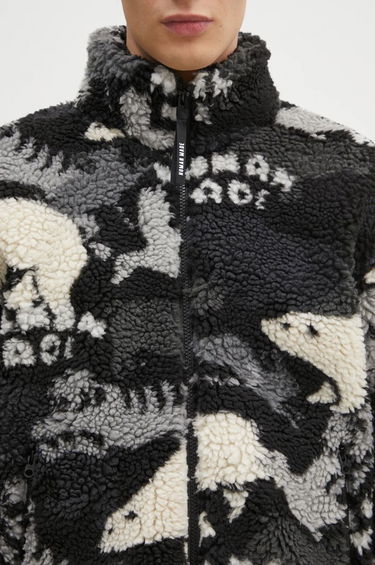 Mikina Human Made Animal Print Fleece Jacket Čierna | HM28JK038, 3
