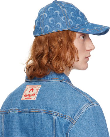 Šiltovka Marine Serre Marine Serre Moon Denim Baseball Cap Modrá | UHG048A CDEN0002, 4