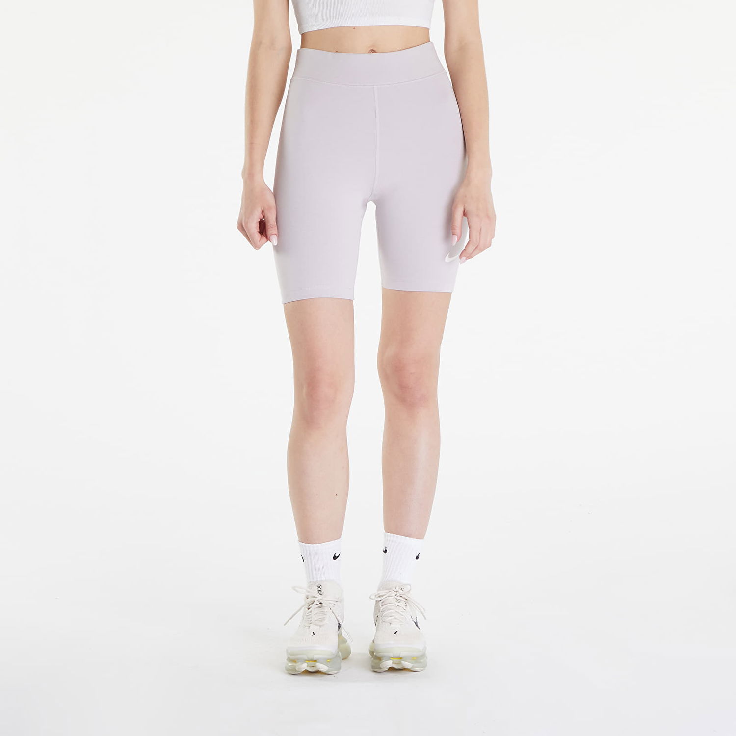 Šortky Nike Sportswear Classics High-Waisted 8" Biker Shorts Pale Pink Ružová | DV7797-019, 0