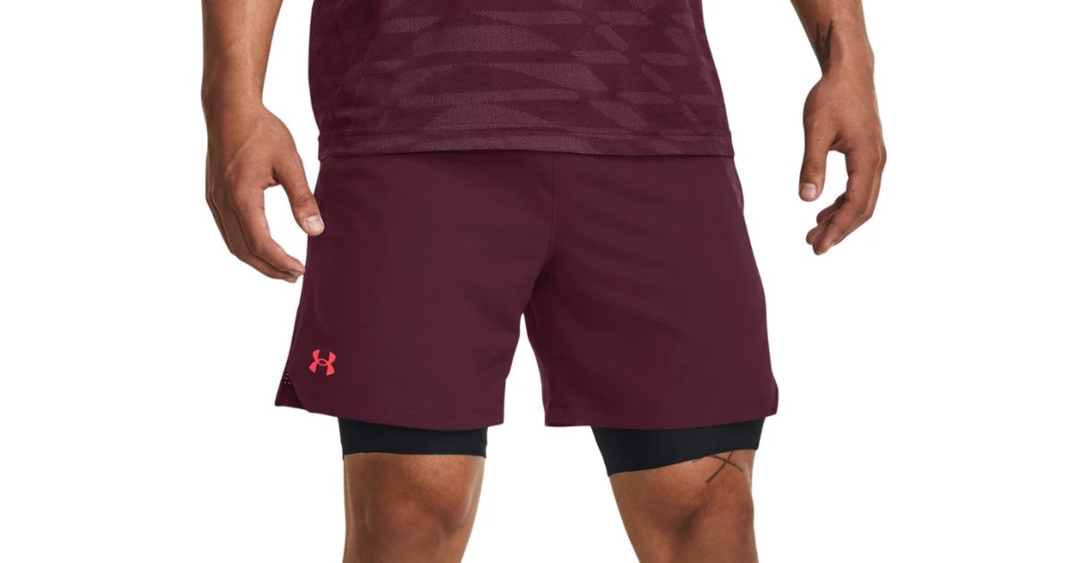 Šortky Under Armour Vanish Woven 6in Shorts Vínová | 1373718-600, 1