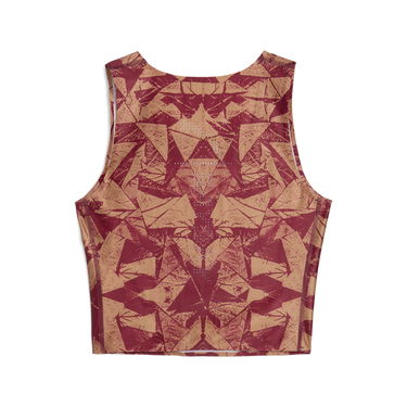 Crop Top Puma PUMA x SAYSKY Abstract Pattern Crop Running Top Rôznofarebný | 527835_90, 7