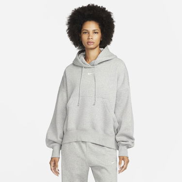 Mikina Nike Sportswear Phoenix Fleece Over-Oversized Pullover Hoodie Šedá | DQ5858-063, 0