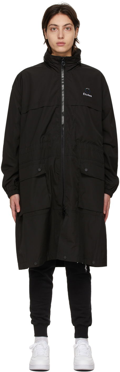 Vetrovka Études Air Full Coat Čierna | E16B-025-01, 0