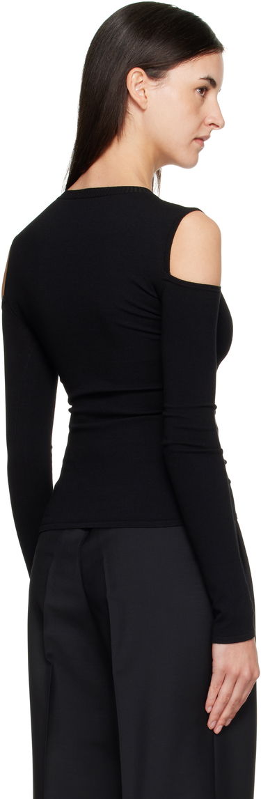 Tričko Max Mara Max Mara Vik Cold-Shoulder Top Čierna | 2511361092600, 2