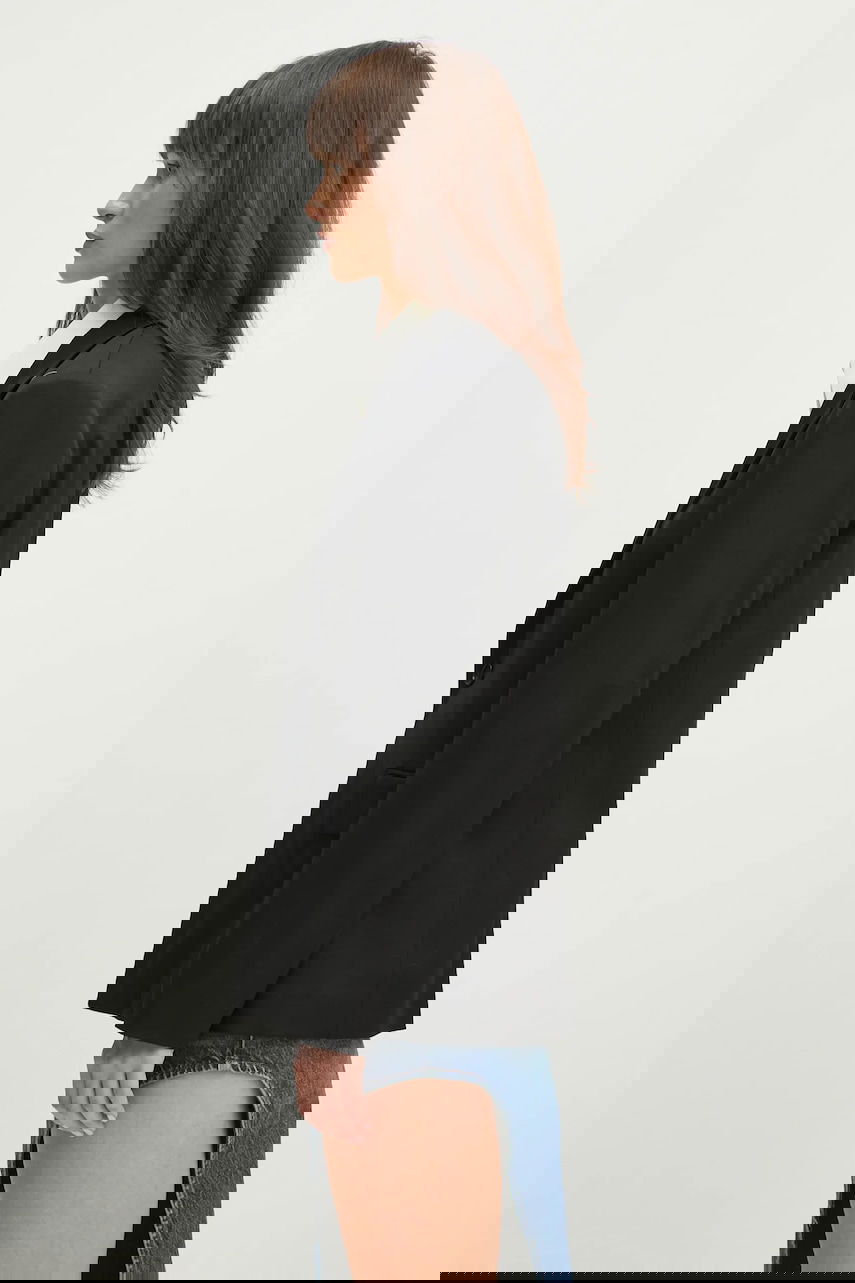 Bunda Maison Margiela MM6 Maison Margiela Wool Blend Blazer Čierna | S52BN0141, 1