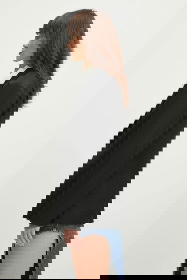 Bunda Maison Margiela MM6 Maison Margiela Wool Blend Blazer Čierna | S52BN0141, 1