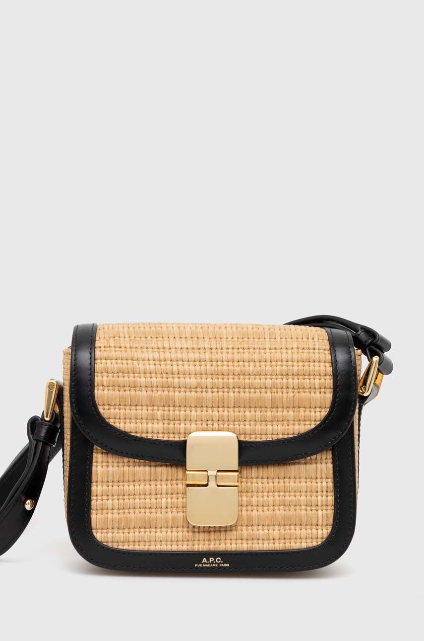 Kabelka A.P.C. Grace Mini Bag Béžová | VIALB.F61515.LZZ, 0