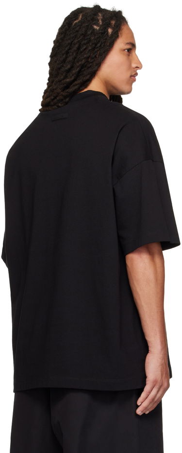 Tričko Fear of God Fear of God ESSENTIALS V-Neck T-Shirt Čierna | 125SP234110F, 2