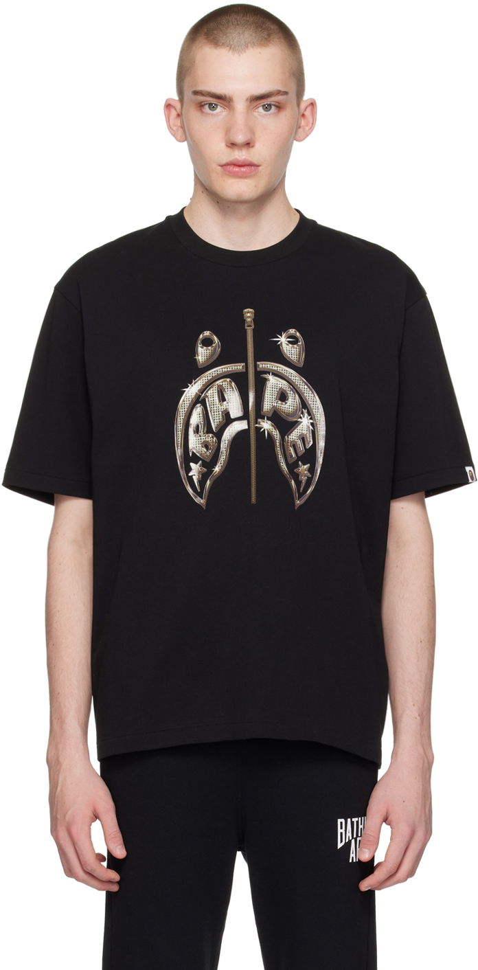 Tričko BAPE Mad Shark T-Shirt Čierna | 001TEK301333M, 0