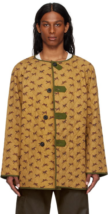Prešívaná bunda Bode Bode Crittendon Reversible Liner Coat Žltá | MRS25OW011, 0