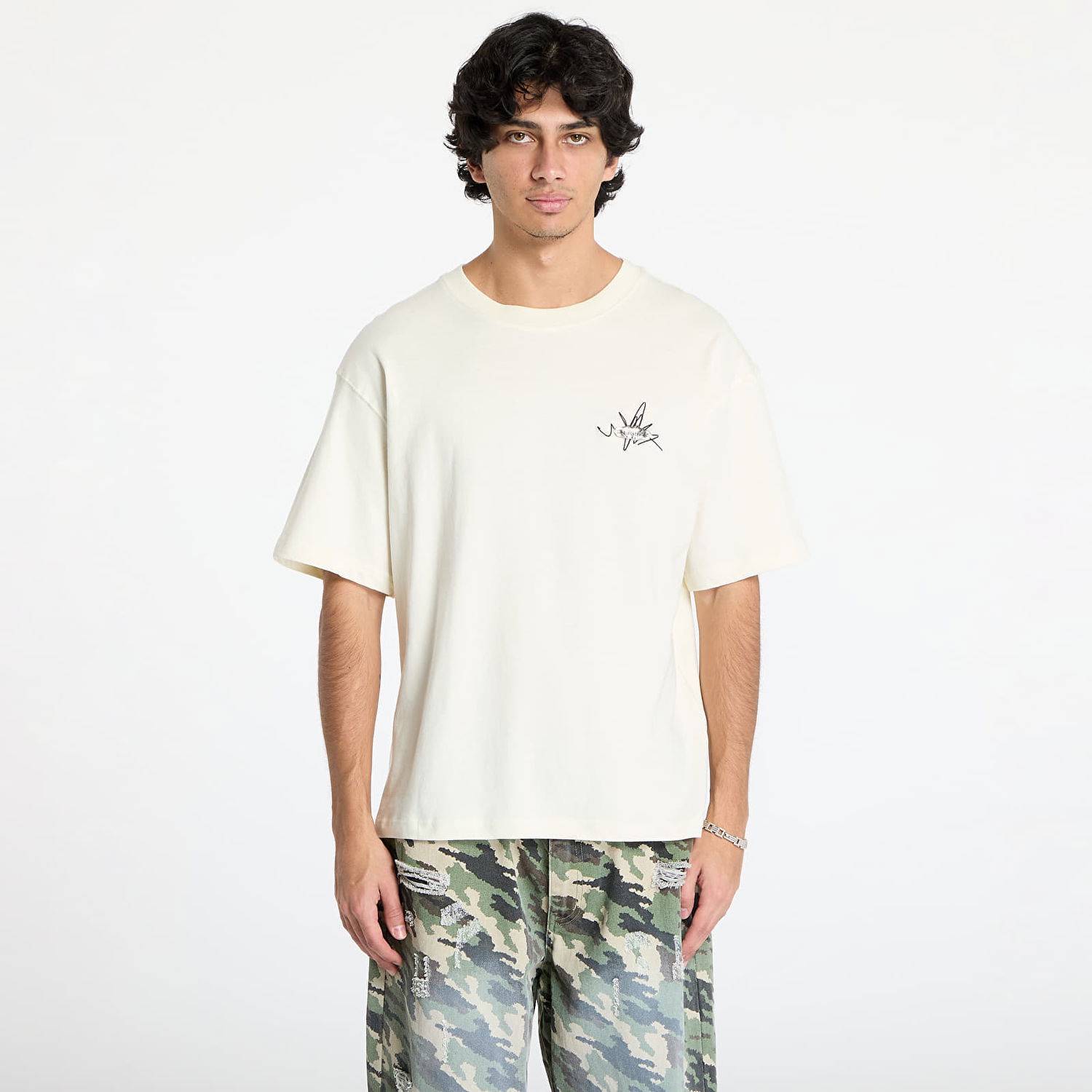 Tričko Footshop FTSHP Everyday T-Shirt Oyster White Béžová | FTSHP_444, 0