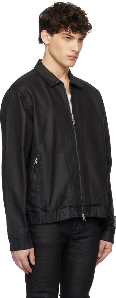 Bomber bunda Ksubi Ksubi Raider Harrington Waxed Denim Jacket Čierna | MPS25JK010, 1
