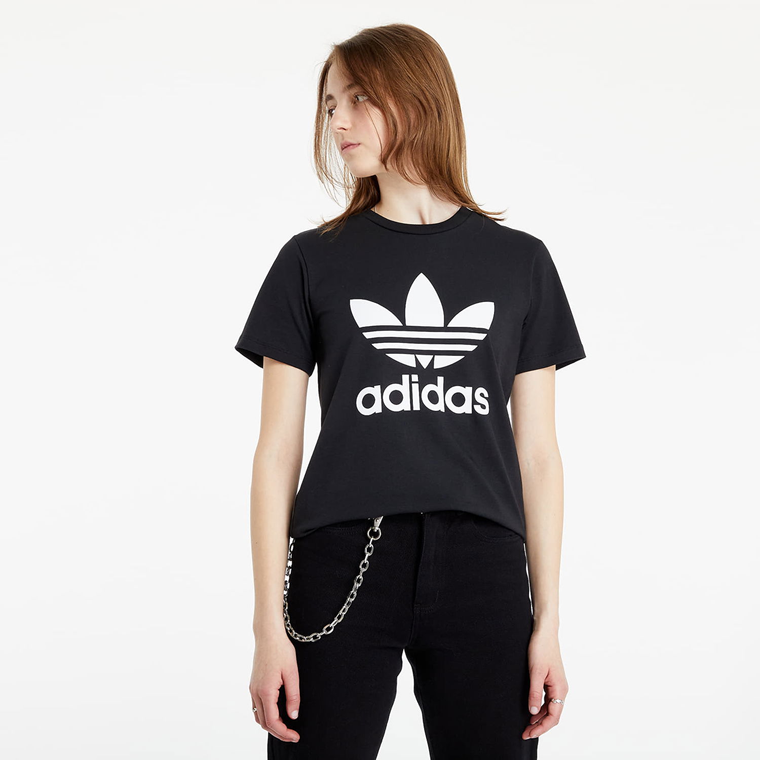 Tričko adidas Originals Adicolor Classics Trefoil Tee Čierna | GN2896, 0